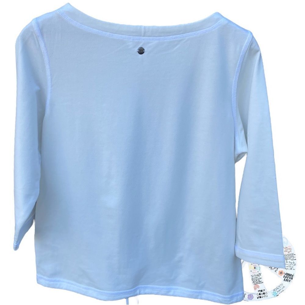 𝅺$ 5 $add on item-Northern Reflections- cream with white stitching 3/4 sleeve - Picture 6 of 9